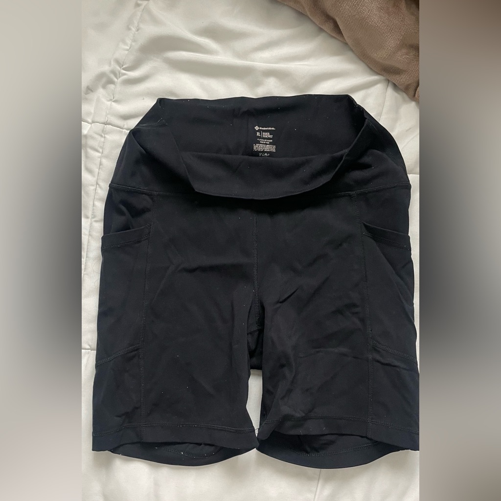 Women's Black Bike Shorts